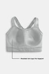 Zelocity High Impact Moisture Wicking Sports Bra - Wild Dove — thumbnail 9